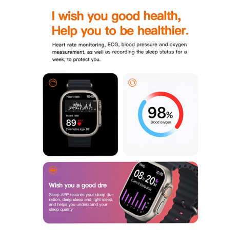 T800 Smartwatch 1.99 inch