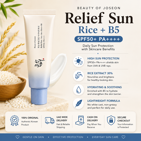 Beauty of Joseon - Relief Sun (Rice + B5) SPF50+ PA++++ (100% Original)